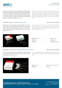 cubreobjetos y portaobjetos microscope slides and cover