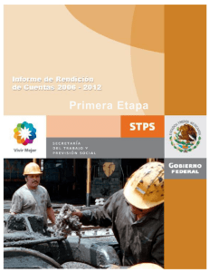 Primera Etapa - Secretaría del Trabajo y Previsión Social