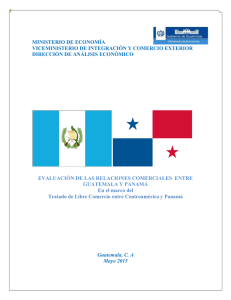 Evaluación de las Relaciones Comerciales entre Guatemala y