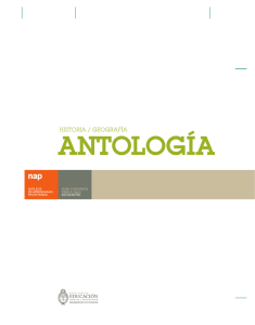 Antología : historia geografía - Repositorio Institucional del