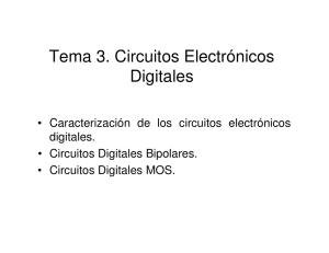 Tema 3. Circuitos Electrónicos Digitales