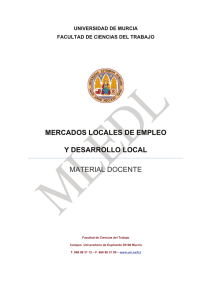 MERCADOS LOCALES DE EMPLEO Y DESARROLLO LOCAL