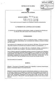 decreto 202 del 10 de febrero de 2016