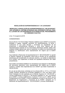 R. Superintendencia Nº 216-2016