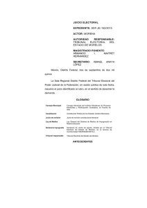 sdf-je-152/2015 actor - Tribunal Electoral del Poder Judicial de la