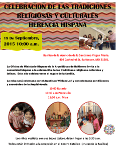 celebracion de las tradiciones religiosas y culturales herencia hispana