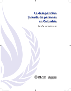 La desaparición forzada de personas en Colombia