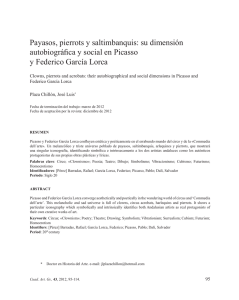 Payasos, pierrots y saltimbanquis: su dimensión autobiográfica y