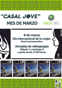 Programación Casal Jove