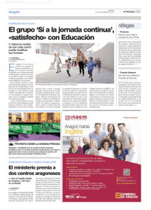 El grupo `Sí a la jornada continua`, «satisfecho» con Educación