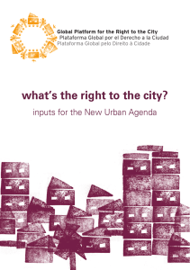 what`s the right to the city? - ESCR-Net