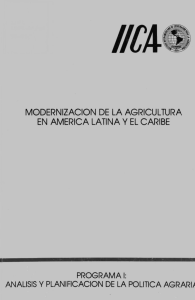 modernización de la agricultura en america latina y el caribe