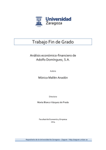 Análisis económico-financiero de Adolfo Domínguez, S.A.