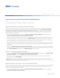 Positive Pay Services