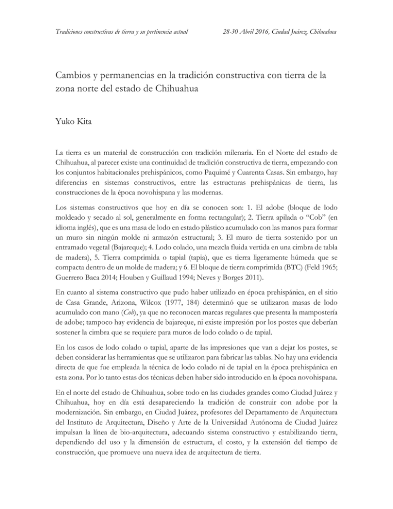 Cambios Y Permanencias En La Tradición Constructiva Con