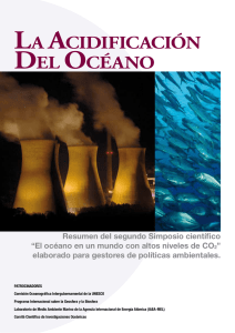 La Acidificación del océano: resumen del - unesdoc