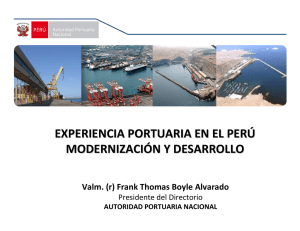 Experiencia Portuaria en el Perú