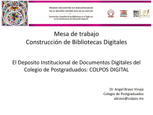 Depósitos Institucionales de Documentos Digitales Libres