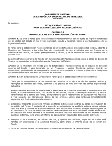 ley fem - Banco Central de Venezuela