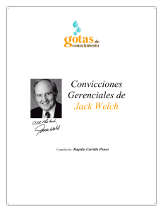 Convicciones Gerenciales de Jack Welch