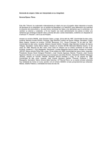Interpretaci&oacute;n de la Demanda de Amparo: Derecho Mexicano