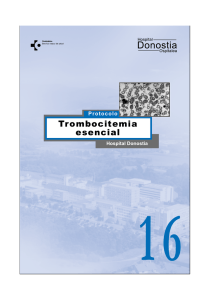 Trombocitemia esencial
