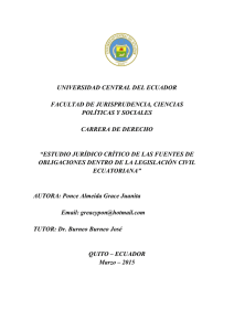 universidad central del ecuador facultad de jurisprudencia, ciencias