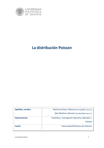 distribución Poisson - RiuNet repositorio UPV