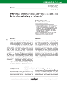 Diferencias anatomofuncionales y endoscópicas