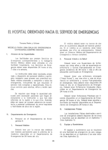 El HOSPITAL ORIENTADO HACIA El SERVICIO DE