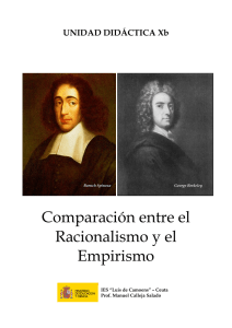 Comparación entre el Racionalismo y el Empirismo