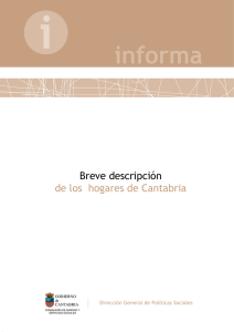 Hogares de Cantabria. Enero 2006 - Instituto Cántabro de Servicios