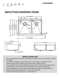 Apron Front Installation Guide