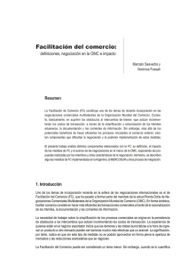 6 Facilitacion del comercio definiciones, negociaciones en la OMC e