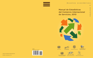 Manual de Estadísticas del Comercio Internacional de Servicios, 2010