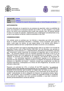 MINISTERIO DEL INTERIOR Informe UCSP 2015/049