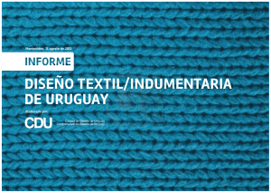 pdf Informe Diseño textil/indumentaria Uruguay agosto 2012