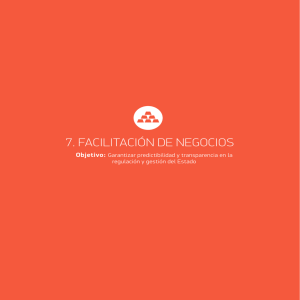 7. facilitación de negocios - Consejo Nacional de la Competitividad