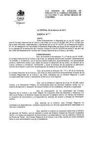 fija horario de atencion de público en el consejo regional de la