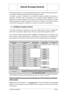 Cálculo del Encargo Docente - Universidad Pública de Navarra
