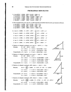 Tablas Funciones Trigonométricas