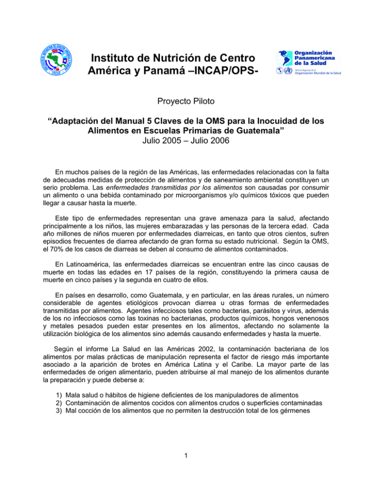 Instituto de Nutrición de Centro América y Panamá INCAP/OPS