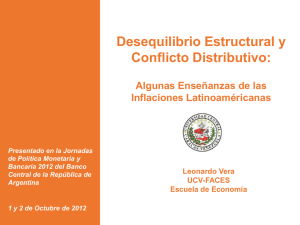 Desequilibrio Estructural y Conflicto Distributivo