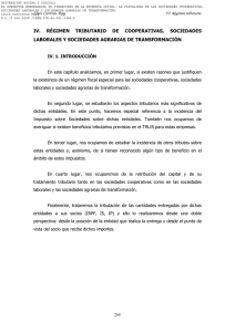 iv. régimen tributario de cooperativas, sociedades laborales y