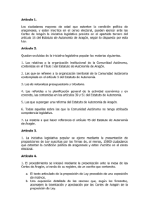 Artículo 1. Los ciudadanos mayores de edad que ostenten la