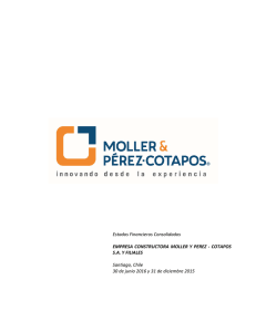 Estados financieros - Moller y Perez Cotapos