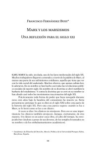 Marx y los marxismos - tratar de comprender, tratar de ayudar