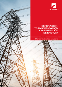 Generación, transformación y distribución de energía