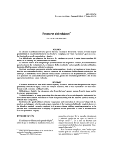 Fracturas del calcáneo - Asociación Argentina de Ortopedia y