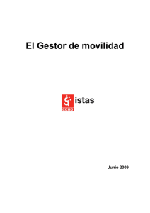 El Gestor de movilidad - Istas